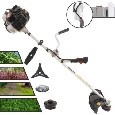 Imagem de Roçadeira Podador de Grama Kawashima KW43LE À Gasolina 2 Tempos 43cc 1