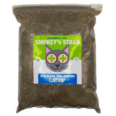 Imagem de Saco Catnip Smokey's Stash Stalkless Dried Ground 350ml