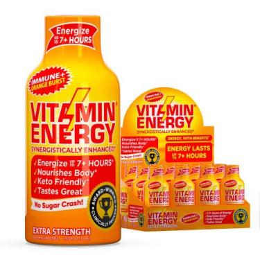 Imagem de Energy Shot Vitamin Energy Immune+ Extra Strength 57 ml, pacote com 12