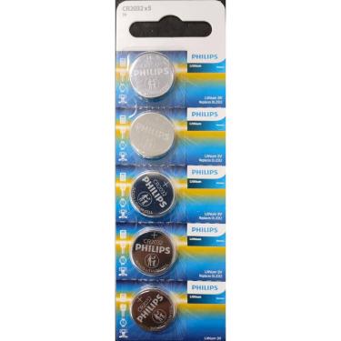 Imagem de Kit Com 5 Baterias Cr2032 Philips 3V Cartela C/5 Unidades