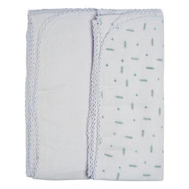 Imagem de Manta Flanelada 02 Unidades 79 cm x 80 cm Baby Joy Clássicos