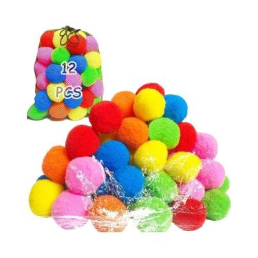 Imagem de Bolas De Água Reutilizáveis De Algodão 12/30/60 Peças Brinquedos De Es