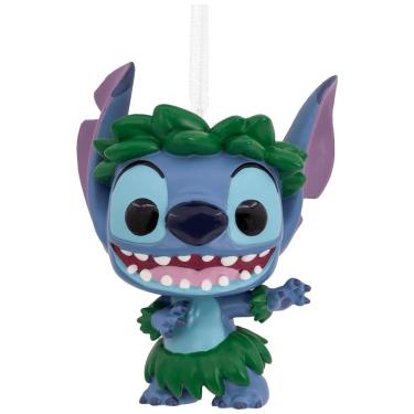 Imagem de Enfeite Natalino Hallmark Disney Lilo & Stitch Funko POP! Resina 6,4x7,6x4,4 cm