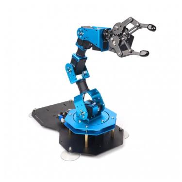 Imagem de Hiwonder Braço Robótico xArm ESP32 Open-Source Cinza e Azul – Kit Programável MicroPython com Sensores para Desenvolvimento Secundário