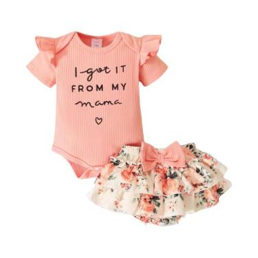 Imagem de Conjunto De Verão Para Bebês Recém-nascidos, Macacão Com Babados, Calç