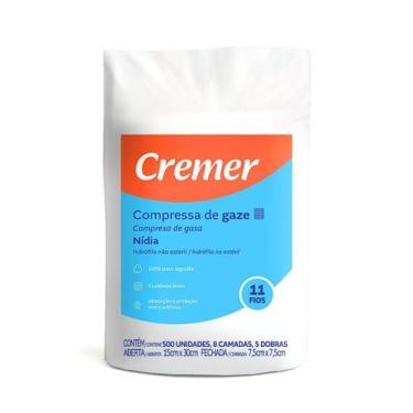 Imagem de Compressa de Gaze 7,5 X 7,5CM 11F Nidia - Cremer