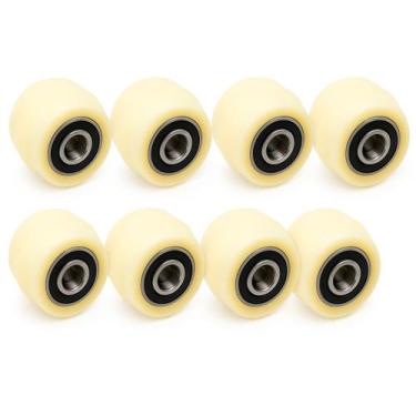 Imagem de Kit 8 Rodas para Paleteira 80x70 com Rolamento Reforçado - RM