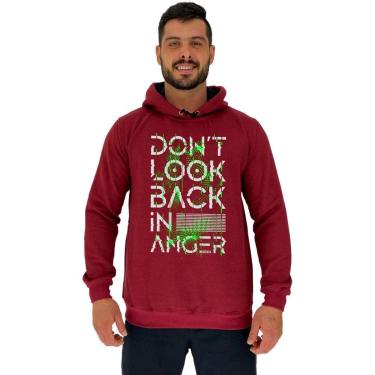 Imagem de Blusa Moletom MXD Conceito Tradicional Com Touca Don't Look Back In Anger Masculina-Masculino