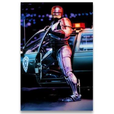 Imagem de Poster Decorativo 42cm X 30cm A3 Brilhante Robocop B1 - Bd Net Collect