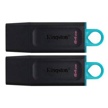 Imagem de Kingston DataTraveler Exodia 64 GB USB 3.2 Flash Drive – 2 unidades DTX/64 GB-2P