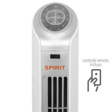 Imagem de Ventilador Torre Spirit Maxximos Elegant Ts900 127v Branco e Prata