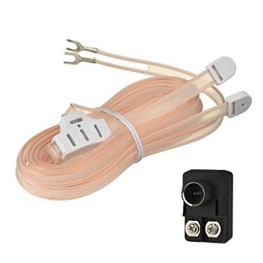 Imagem de Antena dipolo FM interna 75 Ohm + 300 Ohm a 75 Ohm Adaptador Transformador (Balun tipo F push-on) Kit para rádio amador Yamaha Sony Bose Receptor estéreo de som natural