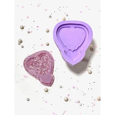 Imagem de Confeitaria dos Moldes, R226 Molde de silicone crachá estetoscópio chaveiro resina