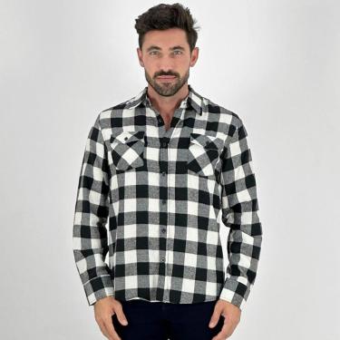 Imagem de Camisa Sea Surf Flanela Xadrez Manga Longa Masculina-Masculino