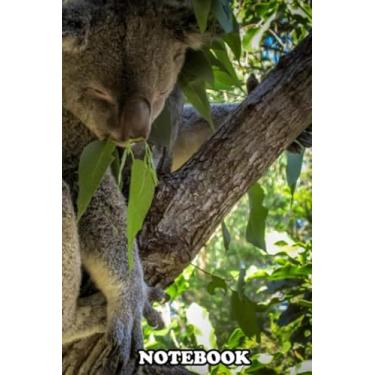 Imagem de Notebook: A Photo Of A Koala Sleeping In A Tree , Journal for Writing, College Ruled Size 6" x 9", 110 Pages