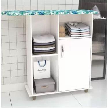 Imagem de Tabua De Passar Roupa Miami Mdp Branco / Branco - Dacheri