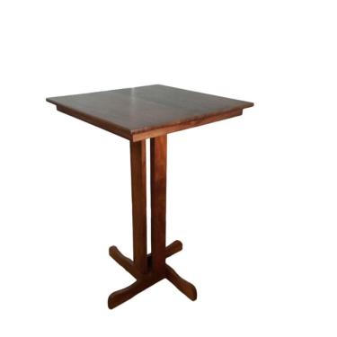 Imagem de Mesa Bistrô Quadrada Em Madeira Maciça