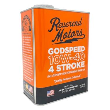 Imagem de Óleo de motocicleta Godspeed 10w40 | Totalmente sintético | Óleo de corrida de alto desempenho | 150 ml Feito nos EUA | Reverend Motors