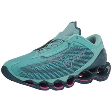 Imagem de Mizuno Tênis de corrida feminino Wave Prophecy 12, Areia Antígua, 8