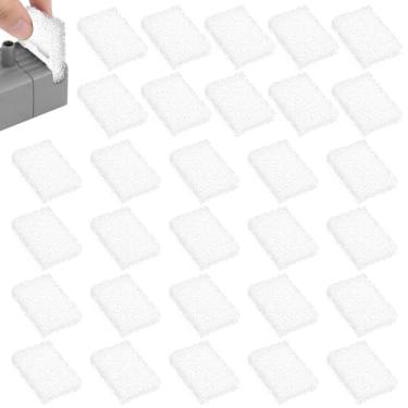 Imagem de 30 filtros de fonte para animais de estimação, filtros de espuma de substituição de filtro de água potável para gatos compatíveis com PETKIT Eversweet 3 Pro Eversweet Solo 2 EversweetSolo SE Fonte de