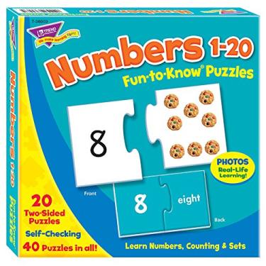 Imagem de Números de quebra-cabeça Trend TREND ENTERPRISES T-36003 1 20 (T-36003)