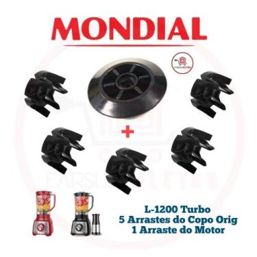 Imagem de Arraste do Motor + 5 Peças de Arraste do Copo Liquidificador Mondial L