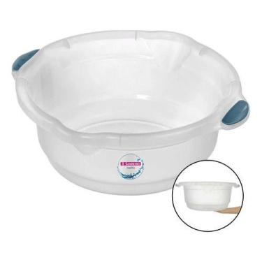 Imagem de Bacia De Plastico 14 Litros Sanremo Transparente Reforçada