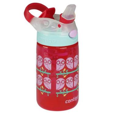 Imagem de Garrafinha Infantil Rosa Para Meninas 414ml Bico de Silicone - Contigo