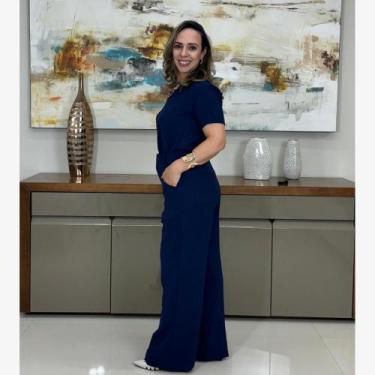 Imagem de Calça Feminina  Alfaiataria pantalona - Deluthi, P