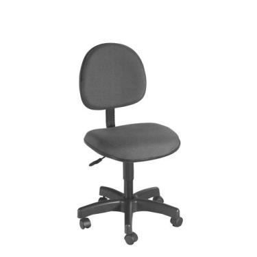 Imagem de Cadeira de Escritório secretária giratória 758 em tecido sem braço - T