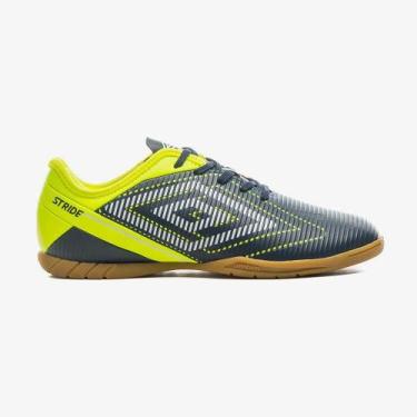 Imagem de Chuteira umbro futsal stride, Marinho, Verde, 42