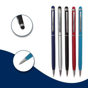Imagem de Caneta Esferográfica Luxo Com Touch Metal Cor Sortida - Genérica