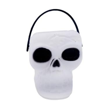Imagem de Cabeça Caveira Kit 6 Baldinhos - Decoração de Halloween) - Royal Toys