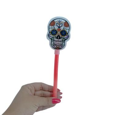Imagem de Encandece varinha - decoração halloween formato de caveira - Royal Toy