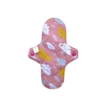 Imagem de Absorvente De Pano Ecológico Reutilizável Fluxo Normal Floral Minerva 