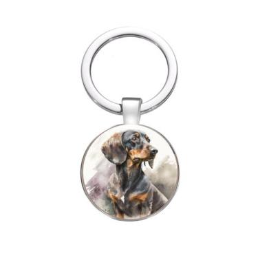 Imagem de Chaveiro Cachorro Dachshund Pet Cão Salsicha - RECANTO ASTRAL
