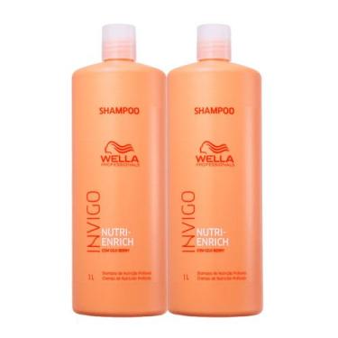Imagem de Kit Wella Professionals Invigo Nutri-Enrich - Shampoo 1L (2 unidades)
