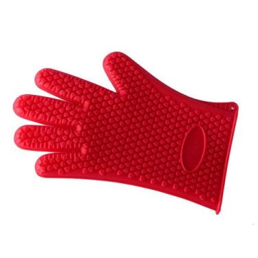 Imagem de Luva De Cozinha Luva De Silicone Forno Fogão 1 Unidade - Unyhome, Verm