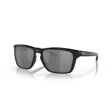 Imagem de Oakley Oo9448 Sylas Óculos de sol retangulares masculinos, Tinta preta/irídio preto polarizado, 57 mm