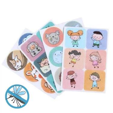 Imagem de Kit 108 Adesivos Repelente Infantil E Adulto Mosquito Dengue Cor Multi