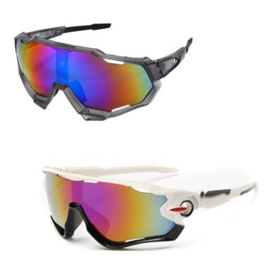 Imagem de Kit 2 Óculos De Sol Ciclismo Esportivo Mtb Espelhado Uv400 - PENDULARI