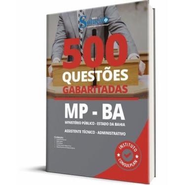 Imagem de Caderno de Questões MP-BA - 500 Questões Gabaritadas - Editora Solução