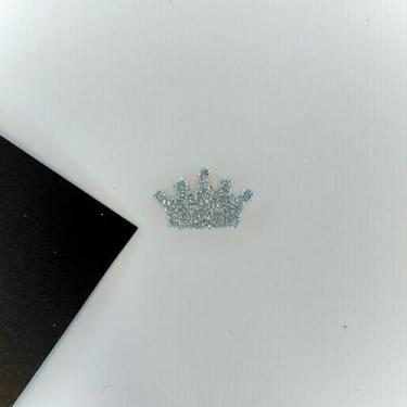 Imagem de Aplique de EVA - Coroa Prata  - 20 unidades - Nelyzoca - Rizzo