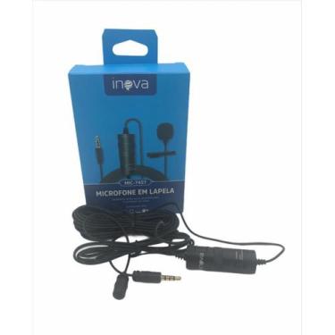 Imagem de Microfone de lapela p2 profissional inova mic-7427