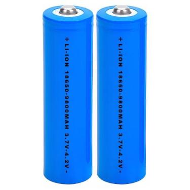 Imagem de Kit 2 Baterias 18650 9800Mah 4.2V Recarregáveis Para Rádios - Ultrafir