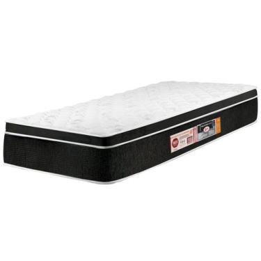 Imagem de Colchão Solteiro Castor Espuma D33 88x188cm - Black & White Aria 3D, S