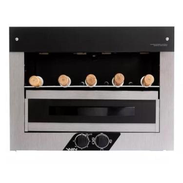 Imagem de Churrasqueira Win 5 Espetos Elétrica de Embutir (3 Espetos Girat. e 2 