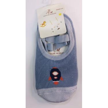 Imagem de Meia Sapatilha Pilates Infantil menino com Estampas Antiderrapante han