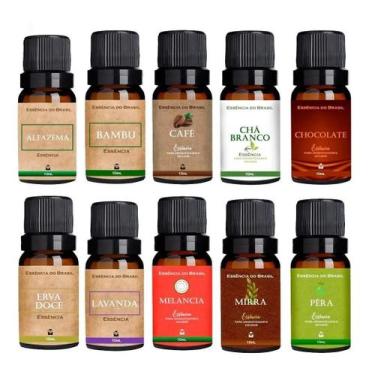 Imagem de Novo kit 10 Essências Aromatizador / Difusor Ambientes - Essência do B