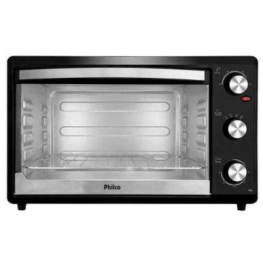 Imagem de Forno Elétrico Philco PFE44P Dupla Resistência 44L, Preto, 220V